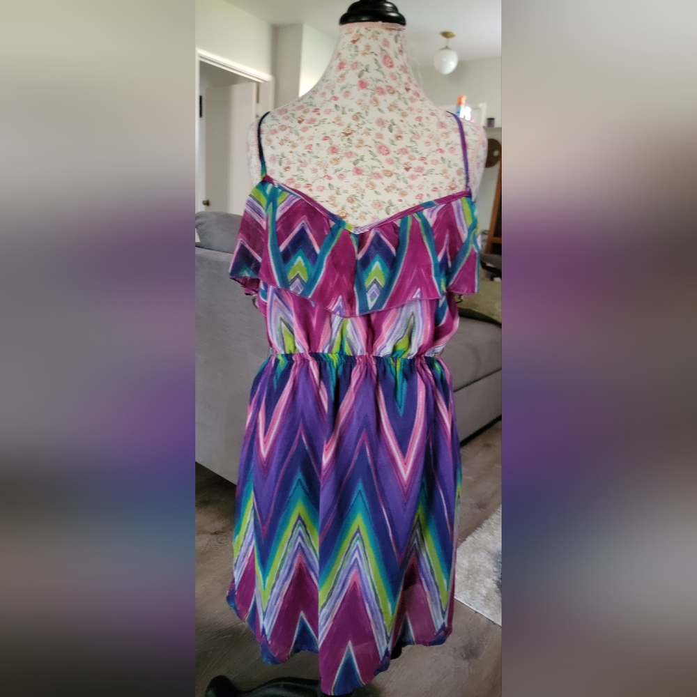 Bebe Purple Satin Dress-size L
